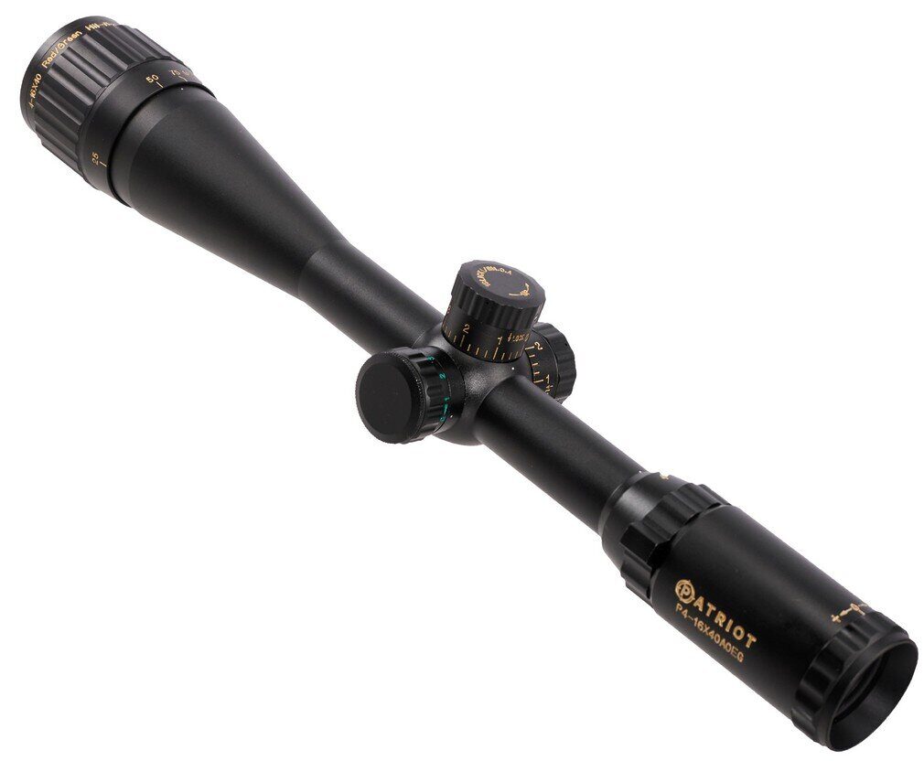 Оптический прицел Patriot P4-16x40 AOEG, гравировка Mil-Dot, подсветка (BH-PT414G) 7