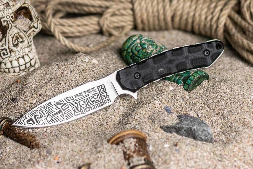 Туристический нож Aztec D2 StoneWash 2