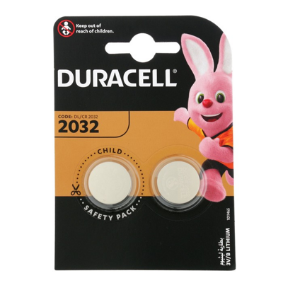 Батарейка Duracell CR 2032 (3В BL2) 1 штука