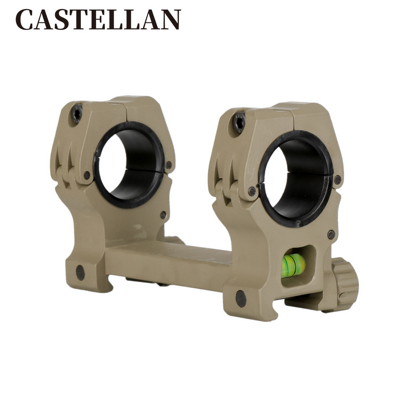 Моноблок тактический CASTELLAN L5060-TAN2 хаки с уровнем (25,4/30, на 21 мм Weaver)