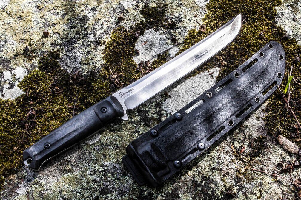 Нож нескладной Kizlyar Supreme SENSEI AUS-8 StoneWash 9