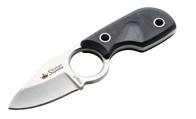 Нож шейный Kizlyar Supreme AMIGO Z AUS-8 Satin Black (58 HRC, Рукоять G10) 4610094296423