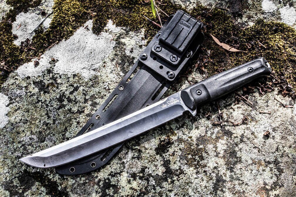 Нож нескладной Kizlyar Supreme SENSEI AUS-8 StoneWash 10